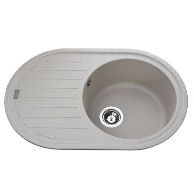 Гранітна мийка Globus Lux OHARA піщаний 770х500мм-А0004 Гранітна мийка Globus Lux OHARA піщаний 770х500мм-А0004