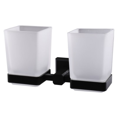 Стакан подвійний TOPAZ TКВ 9928A-BL чорний Стакан подвійний TOPAZ TКВ 9928A-BL чорний