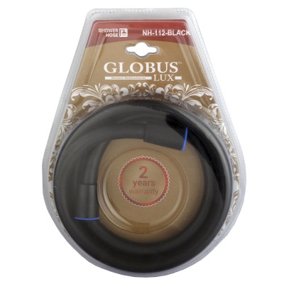 Шланг душовий Globus Lux NH-112-150-Black Шланг душовий Globus Lux NH-112-150-Black