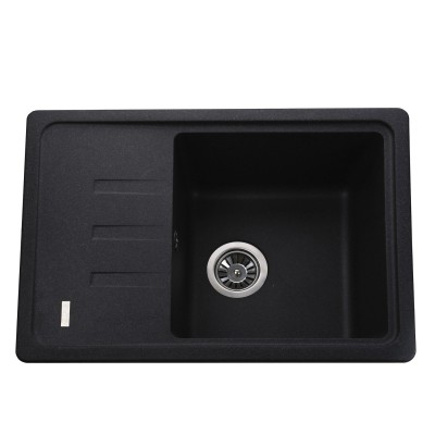 Гранітна мийка Globus Lux MONO графіт 620х435мм-А0001 Гранітна мийка Globus Lux MONO графіт 620х435мм-А0001