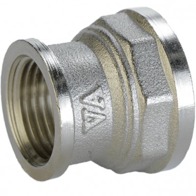 Муфта редукційна 3/4″х1/2″ВВ нікельована полегшена А0306А(нк) Муфта редукційна 3/4″х1/2″ВВ нікельована полегшена А0306А(нк)