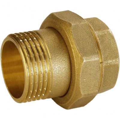 Згін американка пряма 3/4″ВЗ латунна Б0810А Згін американка пряма 3/4″ВЗ латунна Б0810А
