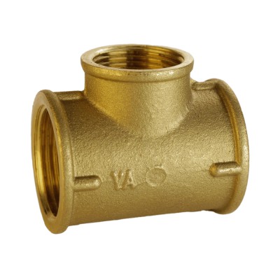 Трійник редукційний 1″х3/4″х1″ВВВ латунний А0220А