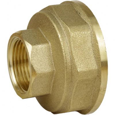 Муфта редукційна 1 1/4″х 3/4″ВВ латунна восьмигранна А0334А Муфта редукційна 1 1/4″х 3/4″ВВ латунна восьмигранна А0334А