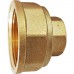 Муфта редукційна 1 1/4″х 3/4″ВВ латунна восьмигранна А0334А
