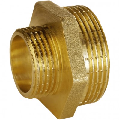 Ніпель редукційний 2″х 1 1/4″ЗЗ латунний А0544А Ніпель редукційний 2″х 1 1/4″ЗЗ латунний А0544А