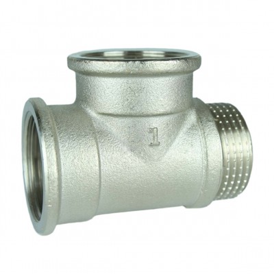 Трійник 1″ВВЗ нікельований А0271А(нк)