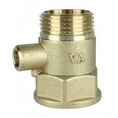 Трійник редукційний 1″х М10 х1″ВВЗ латунний (термодатчик) А0221А