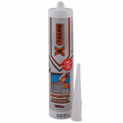 Герметик на силіконовій основі універсальний 280мл прозорий X-TREME Герметик на силіконовій основі універсальний 280мл прозорий X-TREME