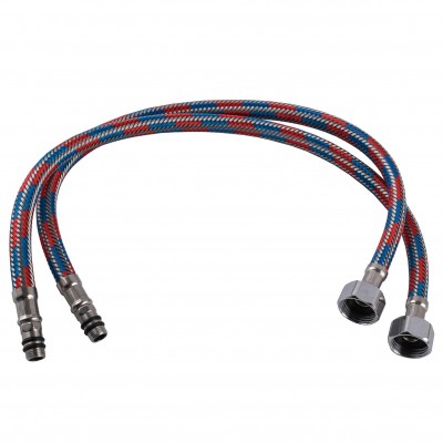 Шланги для змішувача Globus Lux М10х1/2″ 0,5м. АНТИКОРОЗІЯ ( ПАРА)