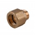 З'єднання зажимне пряме для труби Ø28мм 3/4″З латунне LS442S OPTIMUM