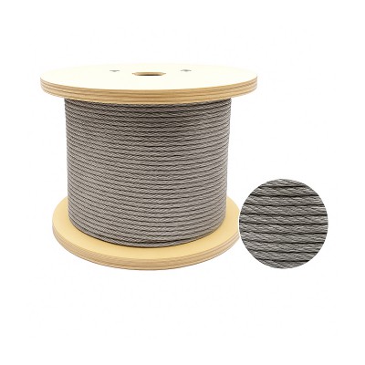 Трос для свердловинних насосів нерж. 4 мм (бухта 1000м, можна різати)