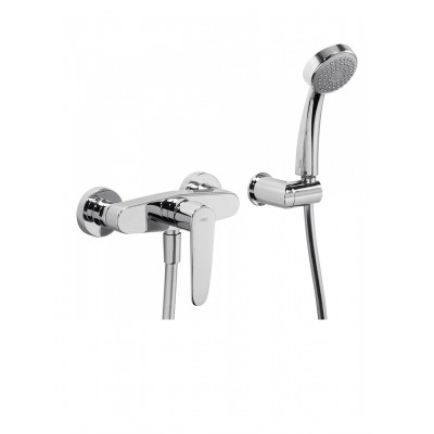 Змішувач для душа TRES FLAT-TRES 20416701 з душовим комплектом