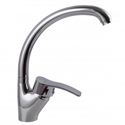 Змішувач для кухні Globus Lux QUEENSLAND GLQU-0203S-BIG боковий на ГАЙЦІ-(картридж Sedal)