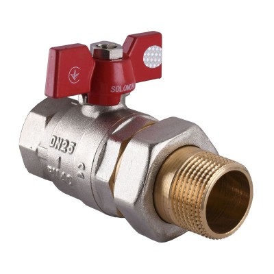 Кран кульовий прямий з американкою SOLOMON 1″ ПОСИЛЕНИЙ 1042 Кран кульовий прямий з американкою SOLOMON 1″ ПОСИЛЕНИЙ 1042