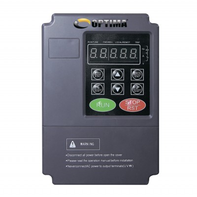 Частотний перетворювач Optima B601-2003 2.2 кВт для 1-фазних насосів Частотний перетворювач Optima B601-2003 2.2 кВт для 1-фазних насосів