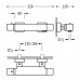 107164,9-CUADRO TRES Termostatica (Spain Tres) Змішувач д/душу ( комплект)