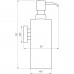 Дозатор рідкого мила Globus Lux SS 8432 SUS304