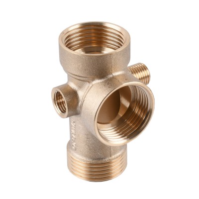 Гребінка 5-ти ходова 80мм (п'ятірник) OPTIMA з виходами 1/4″вр 1/4″зр на одній осі (DS 005 C) Гребінка 5-ти ходова 80мм (п'ятірник) OPTIMA з виходами 1/4″вр 1/4″зр на одній осі (DS 005 C)