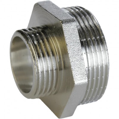 Ніпель редукційний 1 1/2″х 1″ЗЗ нікельований А0509А(нк) Ніпель редукційний 1 1/2″х 1″ЗЗ нікельований А0509А(нк)