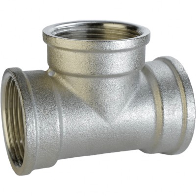 Трійник 1 1/2″ВВВ нікельований A0207-1А(нк)