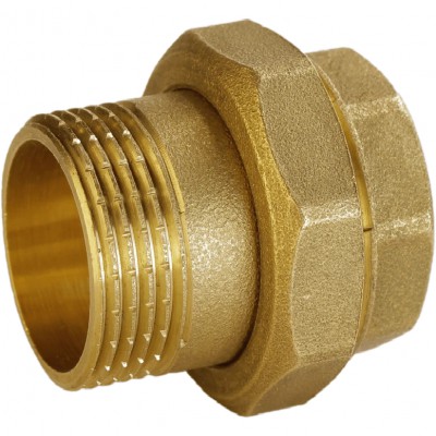 Згін американка пряма 1″ВЗ латунна Б0811А Згін американка пряма 1″ВЗ латунна Б0811А