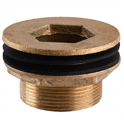 Врізання в бак 1 1/2″З латунне 1676Б Врізання в бак 1 1/2″З латунне 1676Б