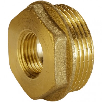 Футорка 1 1/2″х 3/4″ЗВ латунна А0753А