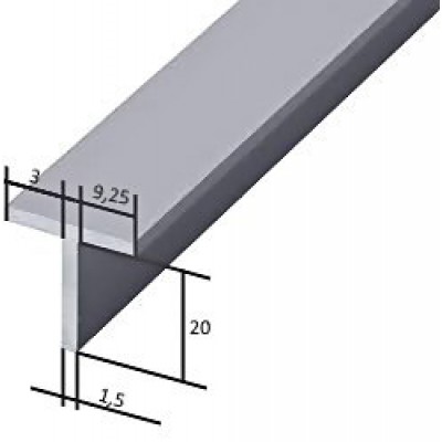 Рамка Алюміній 22х15х1,5 Рамка Алюміній 22х15х1,5