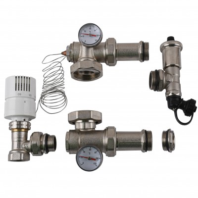 Змішувальна група (без насоса) комплект ECO 01К 1″ Змішувальна група (без насоса) комплект ECO 01К 1″