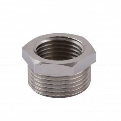 Футорка перехідна SOLOMON 3/4″х 1/2″ НІКЕЛЬ 8209 ЗВ N Футорка перехідна SOLOMON 3/4″х 1/2″ НІКЕЛЬ 8209 ЗВ N