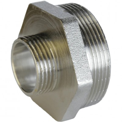 Ніпель редукційний 1 1/4″х 1/2″ЗЗ нікельований А0514А(нк)