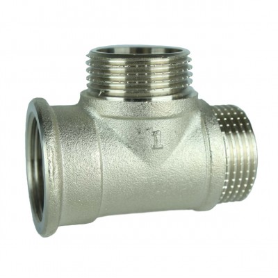 Трійник 1″ВЗЗ нікельований А0272А(нк)