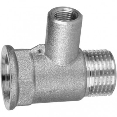 Трійник редукційний 1/2″хМ10 х1/2″ВВЗ нікельований (термодатчик) А0202А(нк)