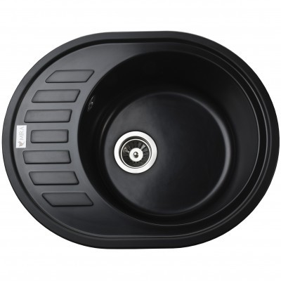 Гранітна мийка Mira ARNICA чорний 620 х 500 мм Гранітна мийка Mira ARNICA чорний 620 х 500 мм