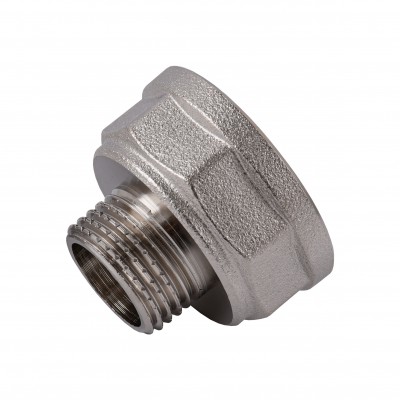 Перехідник редукційний 1″х1/2″ВЗ нікельований восьмигранний NK533O OPTIMUM Перехідник редукційний 1″х1/2″ВЗ нікельований восьмигранний NK533O OPTIMUM