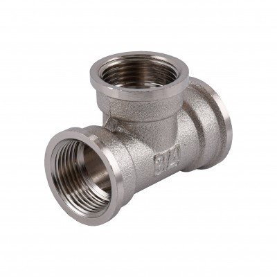 Трійник 3/4″ВВВ нікельований NT441S OPTIMUM Трійник 3/4″ВВВ нікельований NT441S OPTIMUM