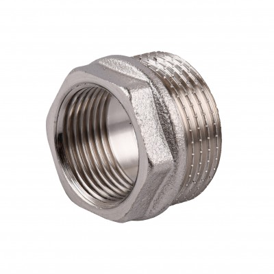 Футорка 1″х3/4″ЗВ нікельована NF543S OPTIMUM Футорка 1″х3/4″ЗВ нікельована NF543S OPTIMUM