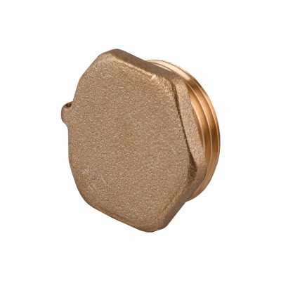 Заглушка 1″З латунна під пломбу LC502P OPTIMUM