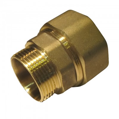 З'єднання зажимне пряме для труби Ø34мм 1″З латунне LS552S OPTIMUM З'єднання зажимне пряме для труби Ø34мм 1″З латунне LS552S OPTIMUM