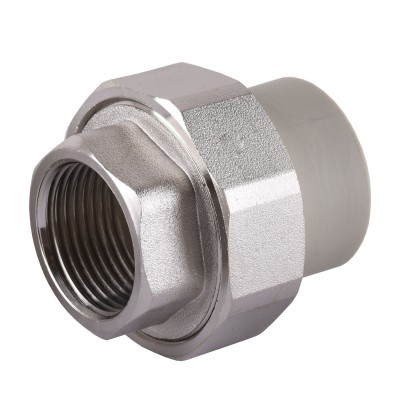 Муфта розбірна внутр.різьба (металева) PPR Vsplast 20х1/2'' 1017 Муфта розбірна внутр.різьба (металева) PPR Vsplast 20х1/2'' 1017