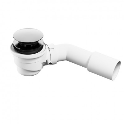 СИФОН ДЛЯ ОКРЕМОСТОЯЧОЇ ВАННИ З СИСТЕМОЮ CLICK-CLACK,ХРОМ СИФОН ДЛЯ ОКРЕМОСТОЯЧОЇ ВАННИ З СИСТЕМОЮ CLICK-CLACK,ХРОМ