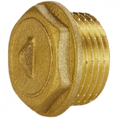 Заглушка 3/4″З латунна А1092А Заглушка 3/4″З латунна А1092А
