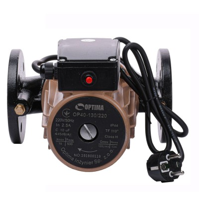 Насос циркуляційний фланцевий Optima OP40-130 (120) 220мм + кабель з вилкою Насос циркуляційний фланцевий Optima OP40-130 (120) 220мм + кабель з вилкою