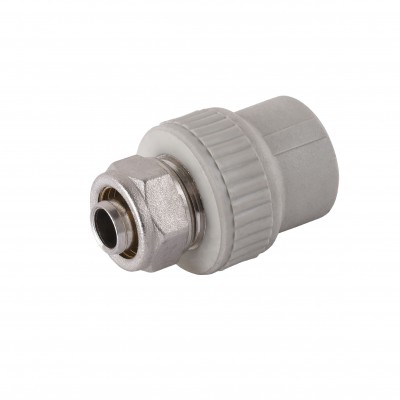 Муфта зовнішня різьба Kalde PPR під ключ ф20х1/2 * 16 для PE-X(зовнішня) 12093 Муфта зовнішня різьба Kalde PPR під ключ ф20х1/2 * 16 для PE-X(зовнішня) 12093