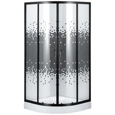 Душова кабіна півкругла DRAWA L90TB.Mosaic (L90B.Mosaic) BRAVO (2уп.) Душова кабіна півкругла DRAWA L90TB.Mosaic (L90B.Mosaic) BRAVO (2уп.)