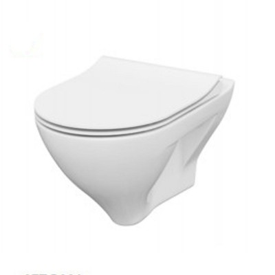 CET Cersanit В291 MILLE CLEAN ON підвісний з кришкою дюропласт ліфт SLIM CET Cersanit В291 MILLE CLEAN ON підвісний з кришкою дюропласт ліфт SLIM