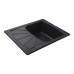 Гранітна мийка Globus Lux TANA графіт 610 х 500 мм-А0001