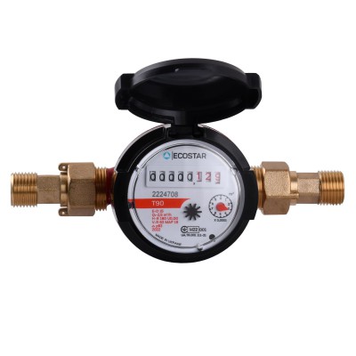 Лічильник гарячої води ECOSTAR DN15 1/2″ E-D R160 Лічильник гарячої води ECOSTAR DN15 1/2″ E-D R160