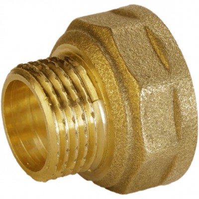 Перехідник редукційний 1/2″х3/8″ВЗ латунний А0619А